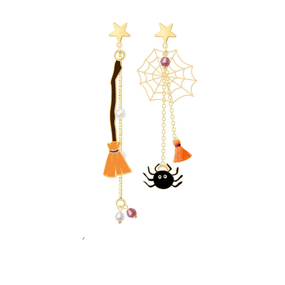 Cute Halloween Decorations Pumpkin Earrings