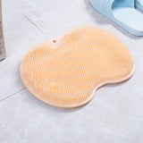 Massage Bath Brush & Non-Slip Bath Mat Set,