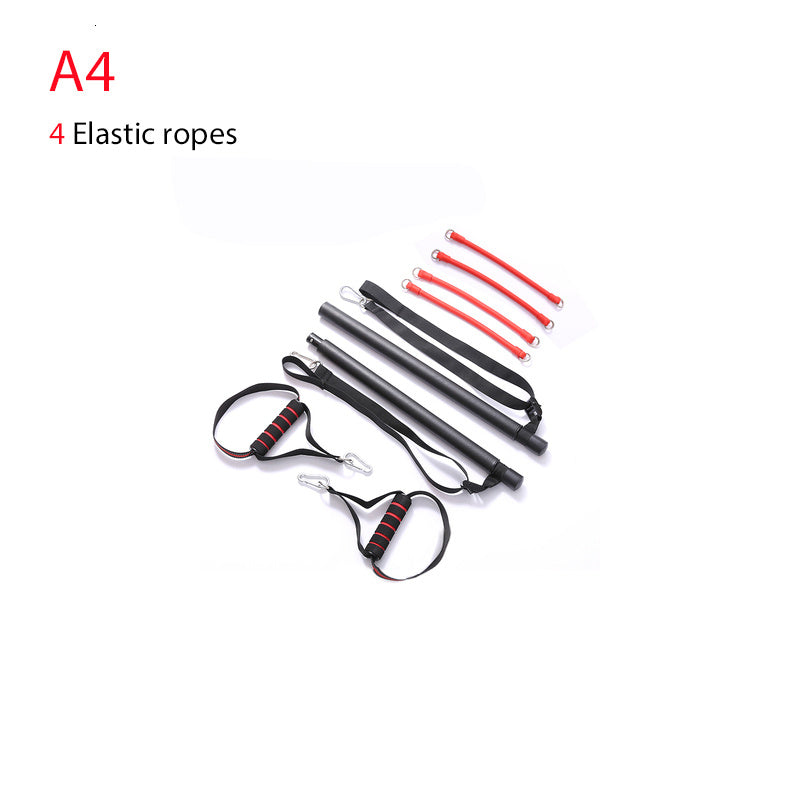 Body Workout Trainer Bar with Resistance Bands,