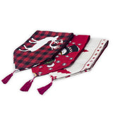 Christmas Decorations Electric Embroidered Knitted Cloth Table Runner