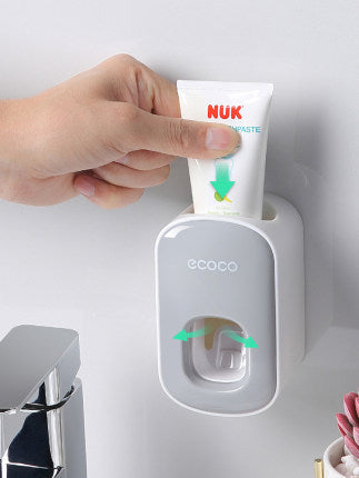 Wall-Mounted Automatic Toothpaste Dispenser Set,
