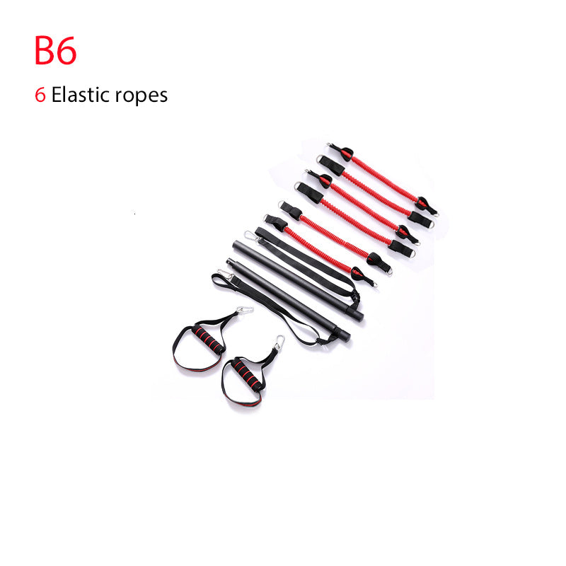 Body Workout Trainer Bar with Resistance Bands,