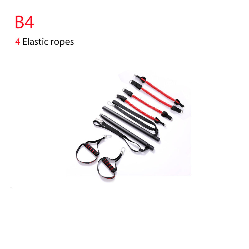 Body Workout Trainer Bar with Resistance Bands,