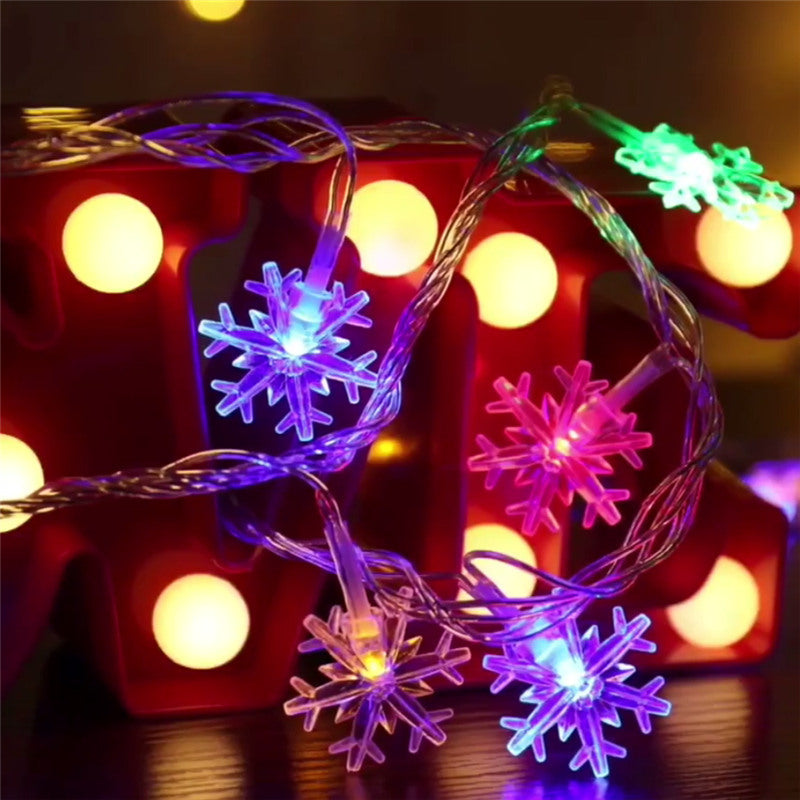 Snowflake String Light Garlands