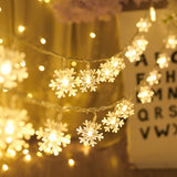Snowflake String Light Garlands