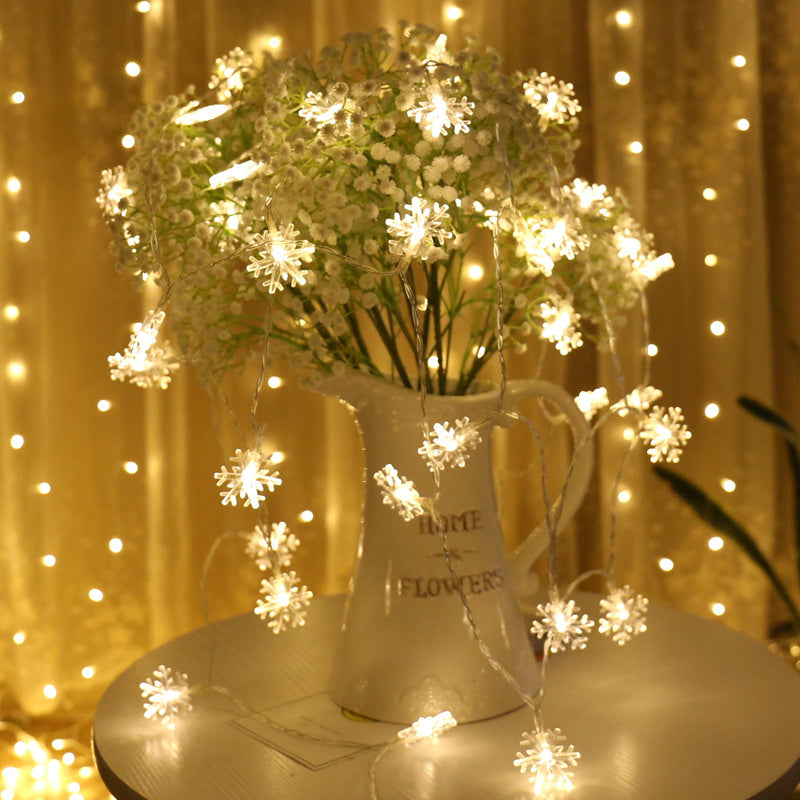 Snowflake String Light Garlands