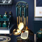 7 PCS Stainless Steel &amp; Silicone Kitchen Utensil Set