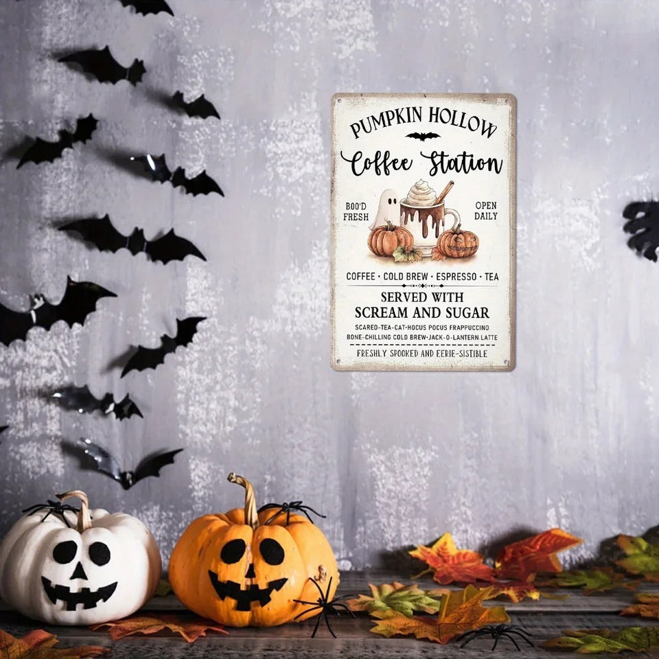 Halloween Dessert Guide Wall Decoration Painting