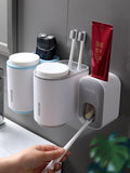 Wall-Mounted Automatic Toothpaste Dispenser Set,