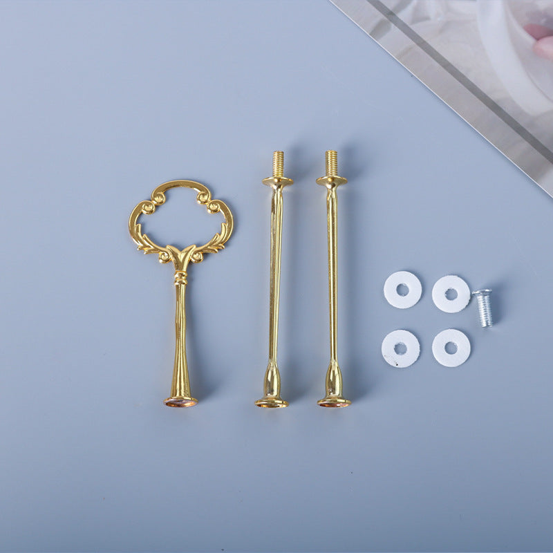 Three-layer Flower-shaped Tray, Fruit Tray, Tea Tray, Set Table, Fruit Silicone Abrasives