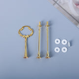 Three-layer Flower-shaped Tray, Fruit Tray, Tea Tray, Set Table, Fruit Silicone Abrasives