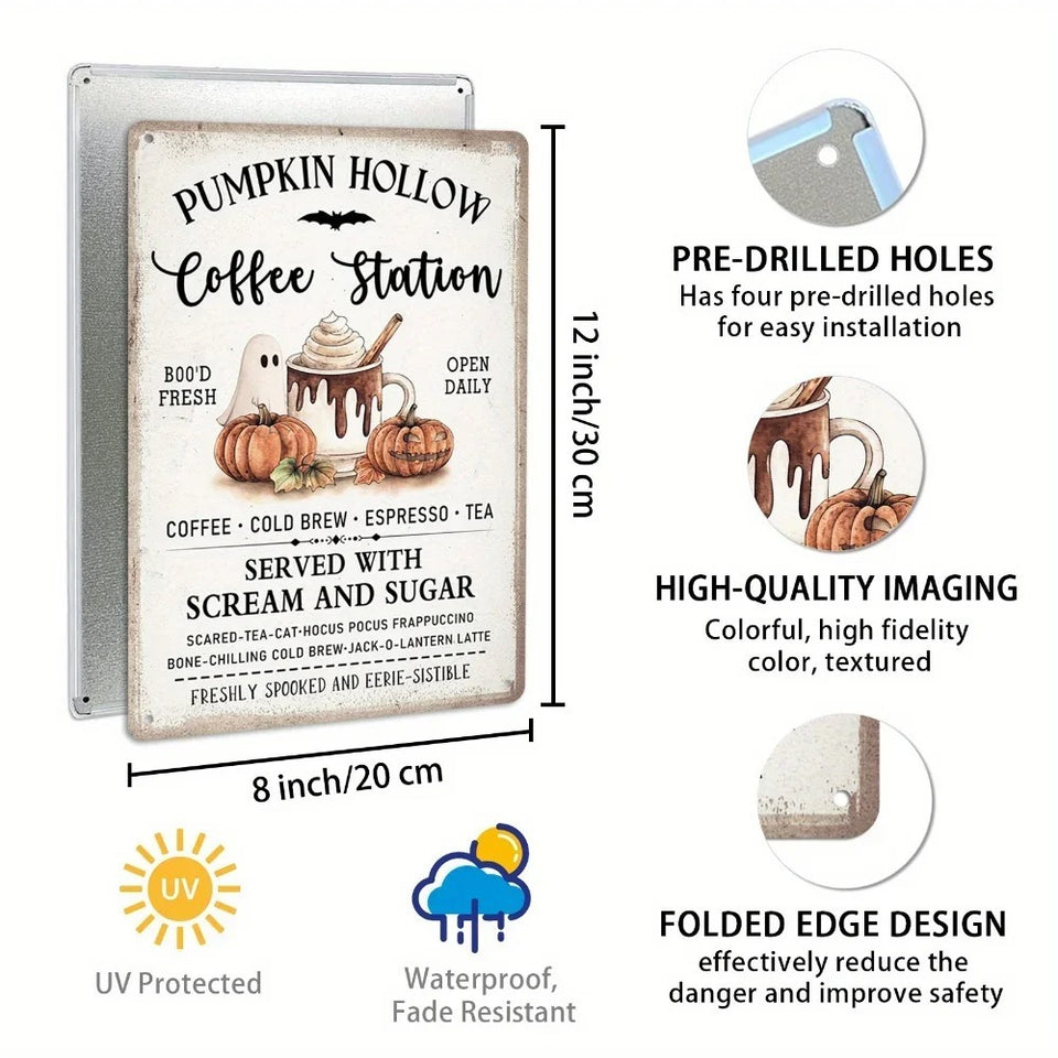 Halloween Dessert Guide Wall Decoration Painting