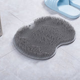 Massage Bath Brush & Non-Slip Bath Mat Set,