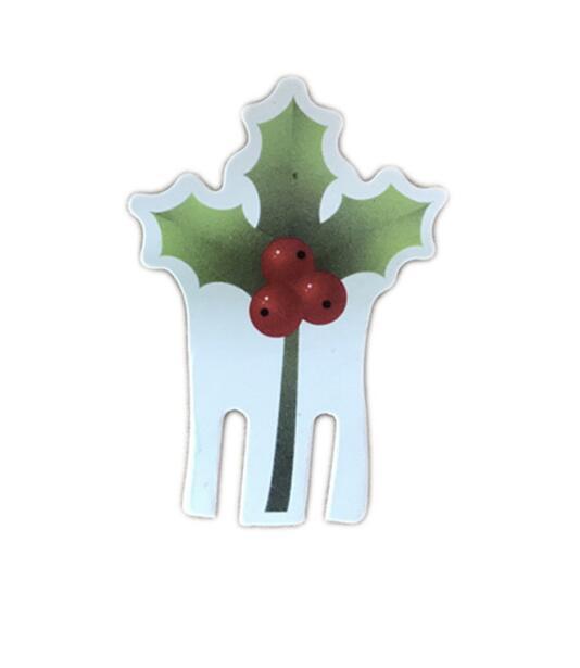 10-Piece Red Paper Christmas Hat Wine Glass and Champagne Cup Cards Set