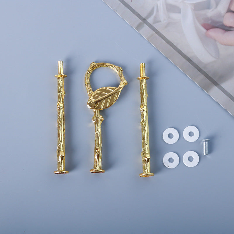 Three-layer Flower-shaped Tray, Fruit Tray, Tea Tray, Set Table, Fruit Silicone Abrasives