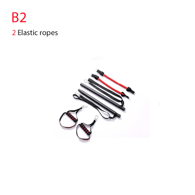 Body Workout Trainer Bar with Resistance Bands,