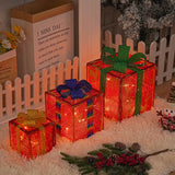 Light-Up Outdoor Christmas Decorations Gift Box Set
