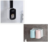 Wall-Mounted Automatic Toothpaste Dispenser Set,