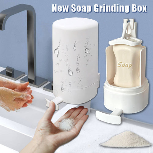 Wall-Mounted Soap Grinder Dispenser Box,