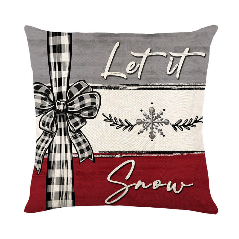 Christmas Cushion Cover Pillowcase,