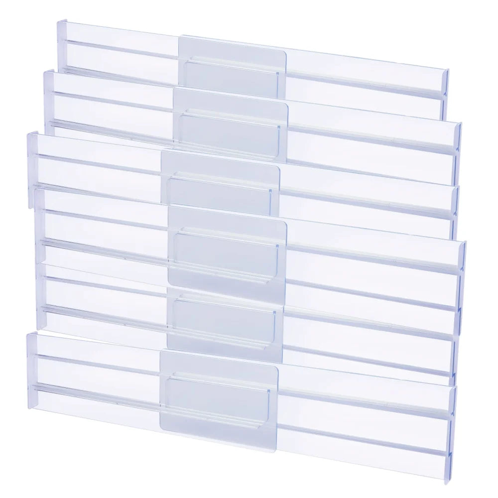 8-Pack Adjustable Drawer Dividers Set