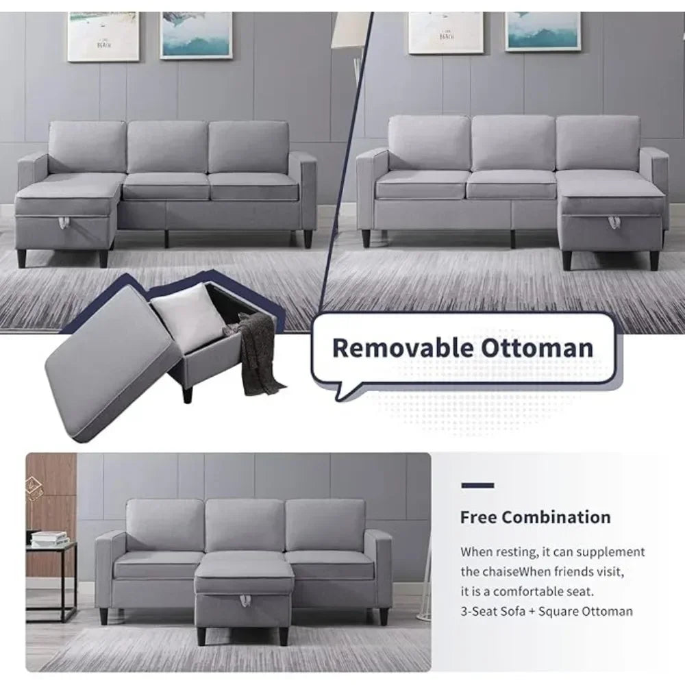 Modural Convertible Loveseat and Sofa Set