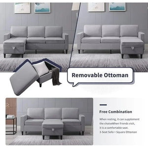 Modural Convertible Loveseat and Sofa Set