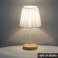 Wooden USB Powered Nightstand Lamp