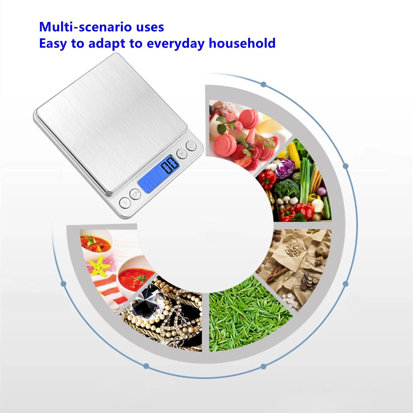 Digital Kitchen Scale 3000g/ 0.1g