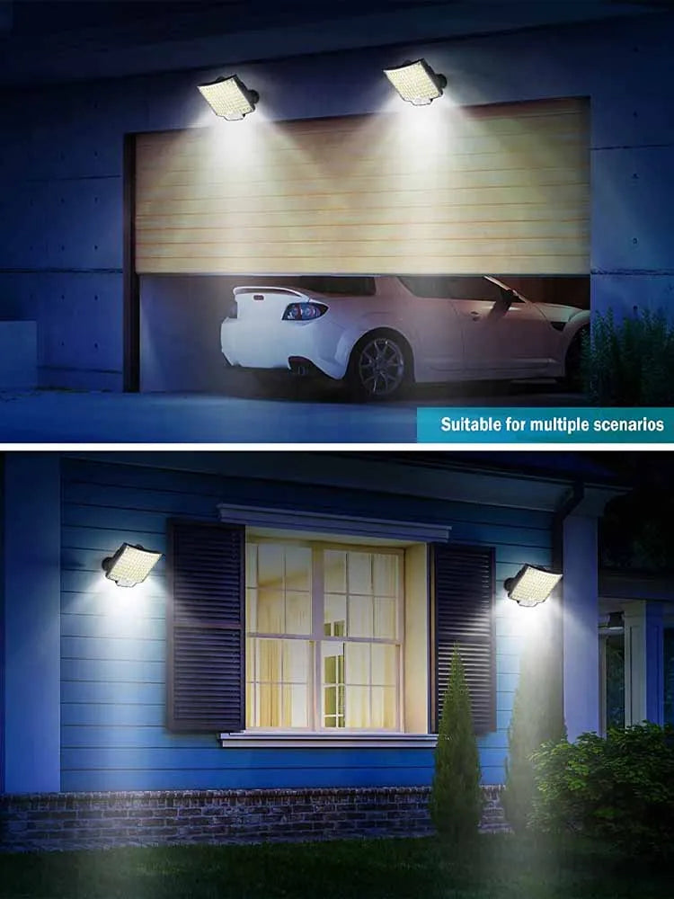 106-LED Solar Light Outdoor Floodlight,