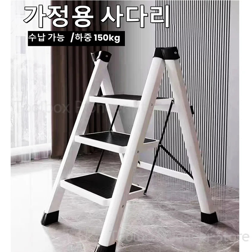 White Folding Ladder Chair