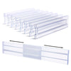 8-Pack Adjustable Drawer Dividers Set