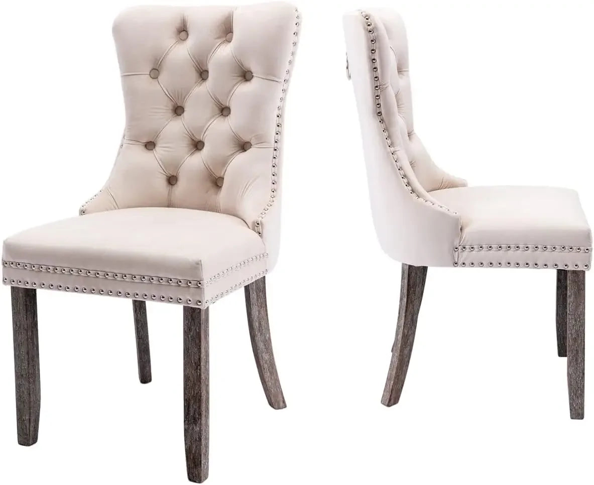 Velvet Dining Chair Set