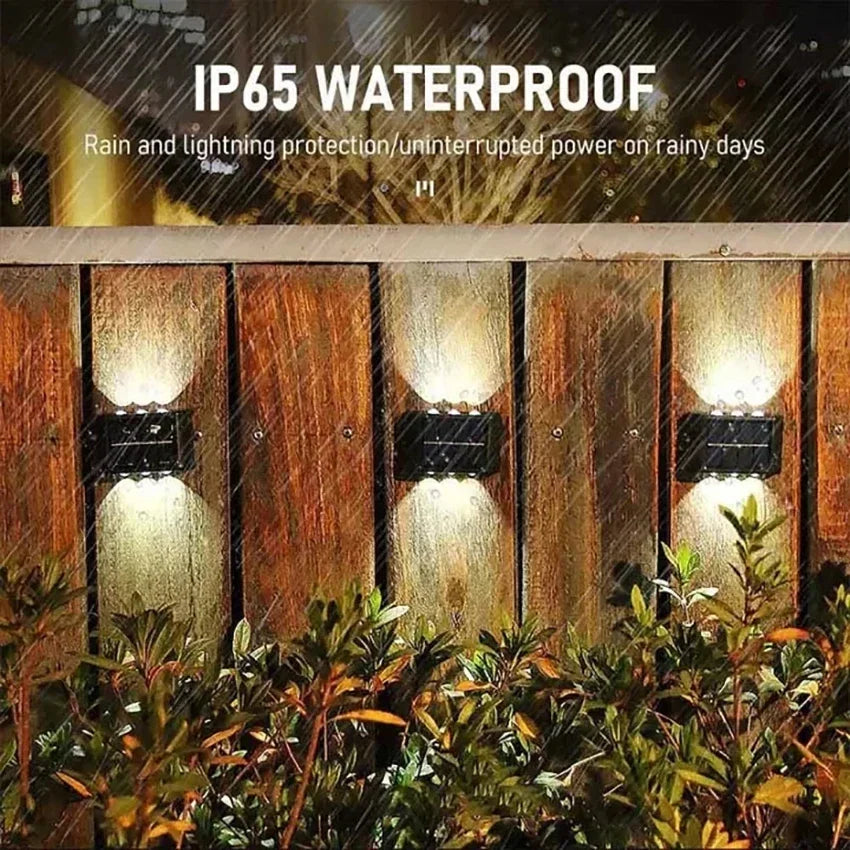 Waterproof Up and Down Luminous Lighting for Garden Fence