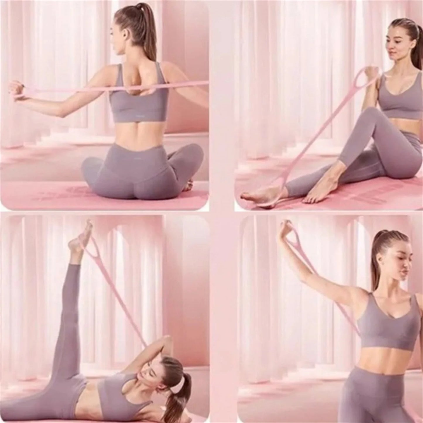 Elastic Belt Yoga Auxiliary Back Stretcher