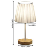 Wooden USB Powered Nightstand Lamp