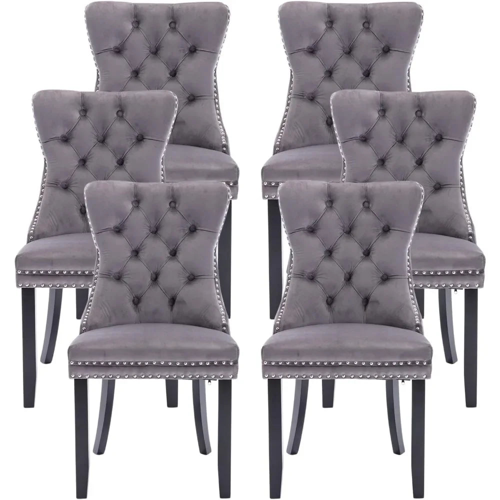 Velvet Dining Chair Set