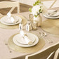 Braided Beige Round Place Mats