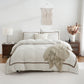 White And Khaki Duvet Cover Set