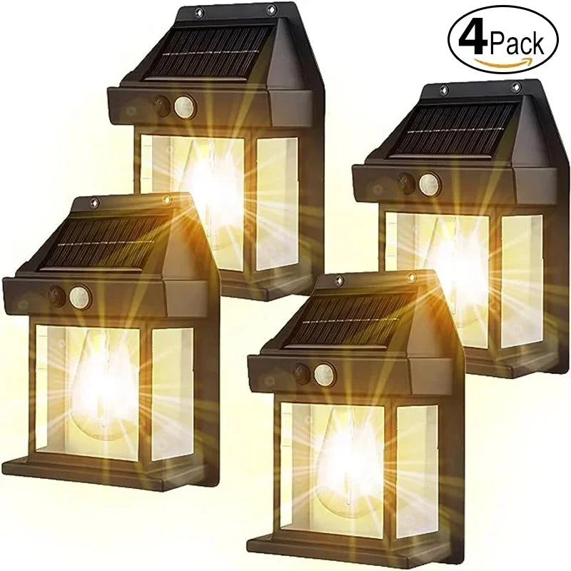 Intelligent Motion Sensor Solar Tungsten Night Lamp