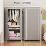 Multi-Layer Minimalist Floor Mounted Wardrobe