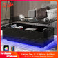 High Gloss Table with Led Lights