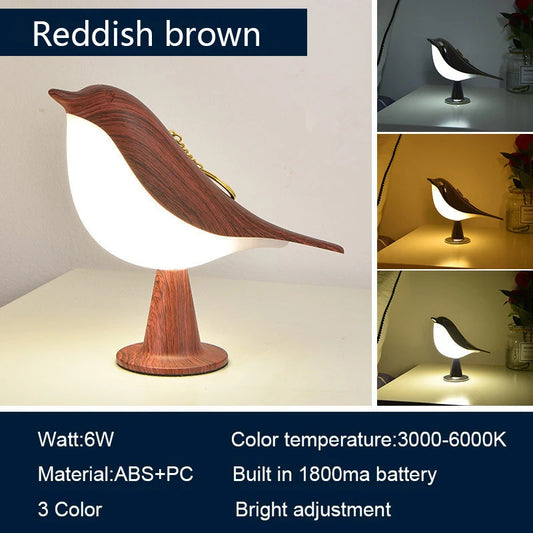 Touch Switch Bedside Bird Lamps