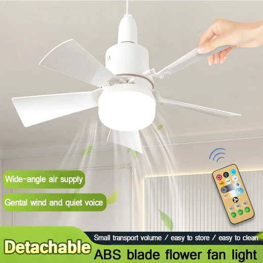 LED Ceiling Fan with Lamp and Remote Control