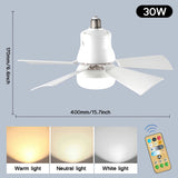 LED Ceiling Fan with Lamp and Remote Control