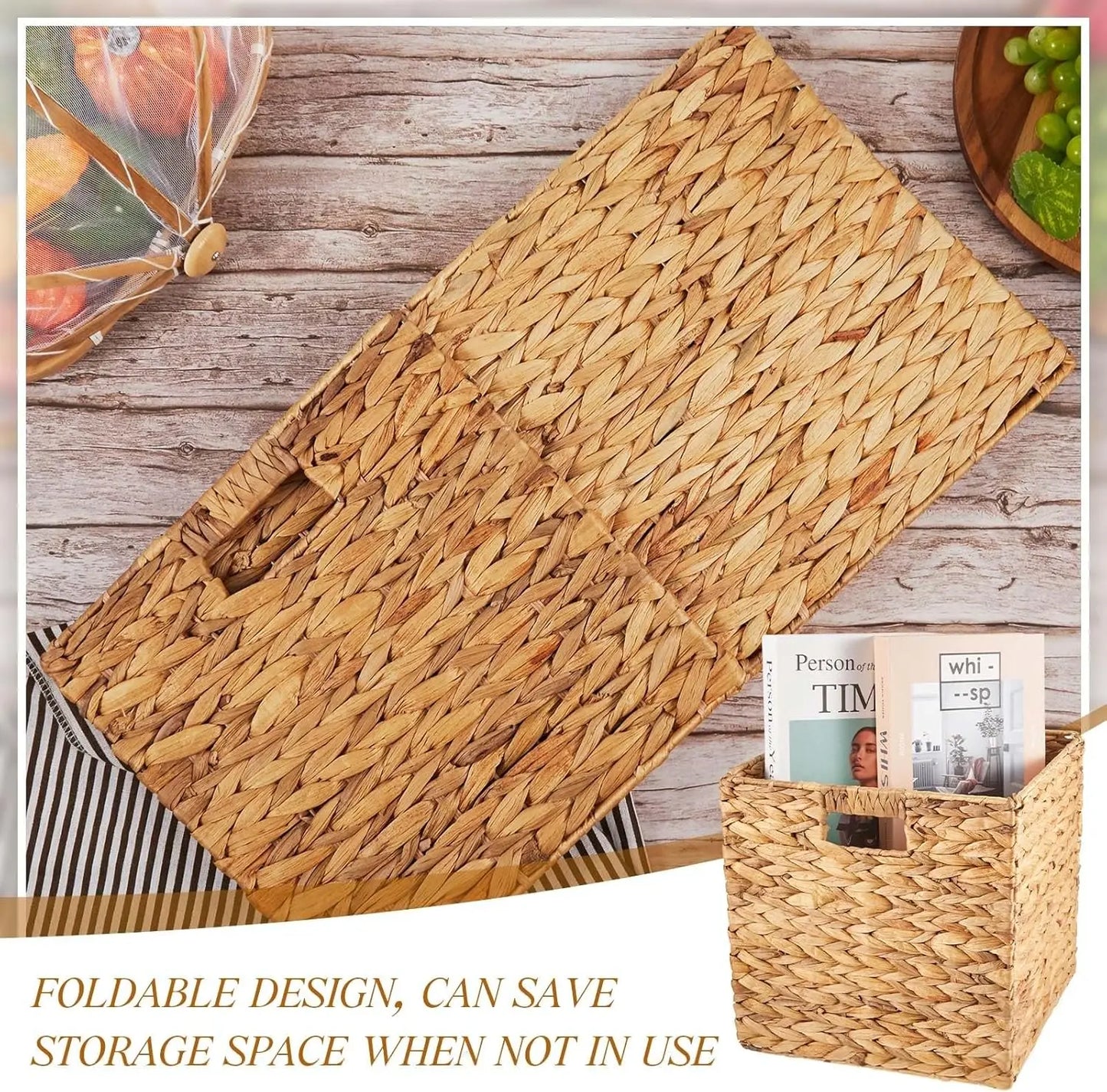 Wicker Storage Basket Bulk Bins