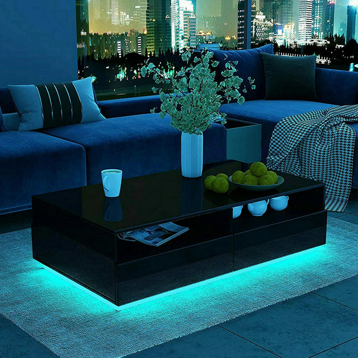 RGB LED Coffee Table