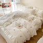 3pcs Rose Embroidered Duvet Cover Set