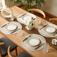 Braided Beige Round Place Mats