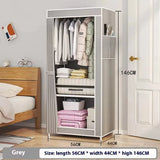 Household Multi-Layer Fabric Wardrobe